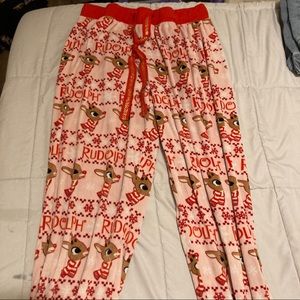Rudolf the red nose reindeer Christmas pants